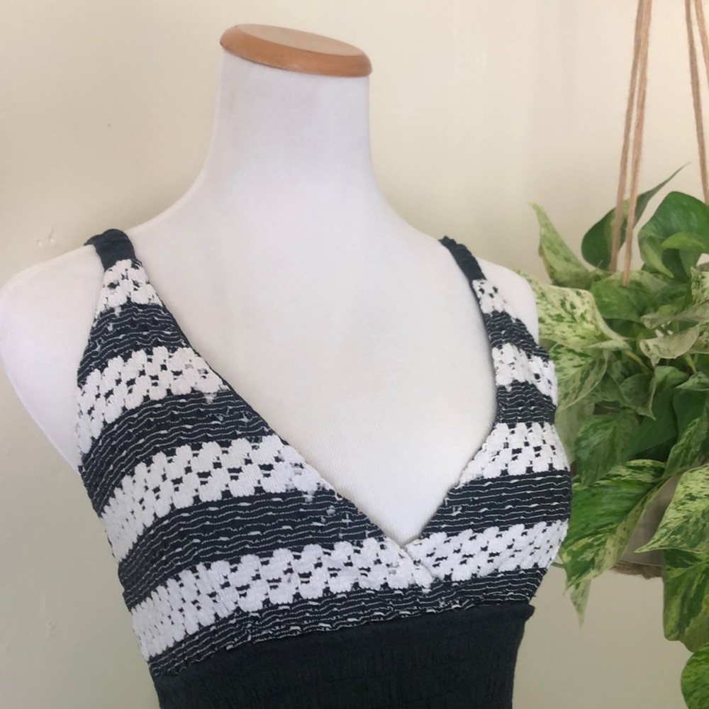 Crochet Bust Maxi Dress